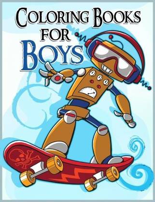 Generic The Brilliant Coloring Book For Boys Robot Coloring Book for Kids (A Really Best Relaxing Colouring Book for Boys, Robot, Fun,
