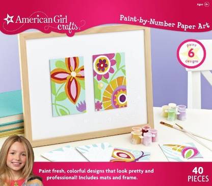 EK Success American Girl Crafts Paint by Number Paper Art
