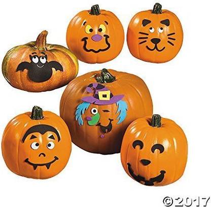 Generic Small Pumpkin Face Craft Kit - Crafts For Kids & Decoration Crafts