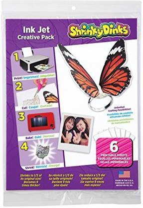 Shrinky Dinks Creative Pack 6 Sheets for Ink Jet Printers