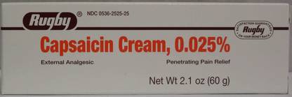 Rugby Capsaicin 0.025% Cream Cream