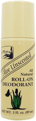 Alvera All Natural Roll-On Deodorant Aloe Unscented Deodorant Roll-on  -  For Men