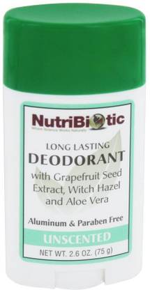 NutriBiotic Long Lasting Deodorant Unscented Deodorant Spray  -  For Men