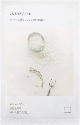 innisfree My Real Squeeze Mask - Rice(sheet mask)