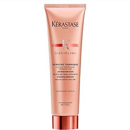 KERASTASE Discipline Keratine Thermique Smoothing Taming Milk Anti-Frizz, 5.1 Ounce