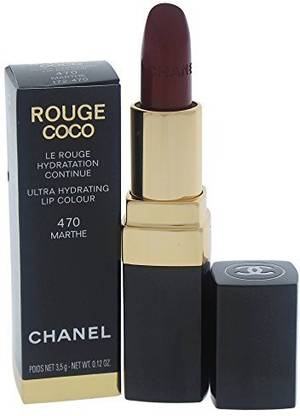 Generic Chanel Rouge Coco Ultra Hydrating Lip Color For Women, 470 Marthe, 0.12 Ounce
