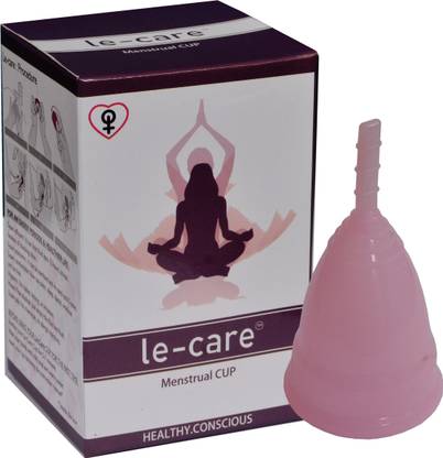 le-care Large रीयूजेबल मासिक धर्म कप
