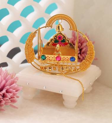 Itiha Golden Chain Balgopal Decorative Showpiece  -  10 cm