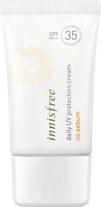innisfree Sunscreen - SPF 50 PA+++ Daily UV Protection Cream - No Sebum