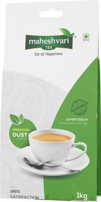 MAHESHVARI Premium Dust 1 kg Black Tea Pouch