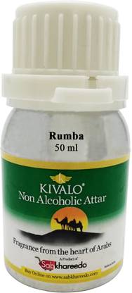 KIVALO Ⓡ Pure Original Rumba Fragrance 50 ml Non Alcoholic Attar Floral Attar
