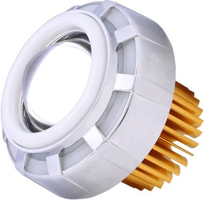 Balaji Red Blue Led Hid Projector Head Light Double Ring Angel Eyes Projector Lens