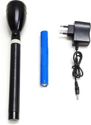 SUPREME-LED Hd-200 Rechargeable Heavy Duty 800 METER Torch(made Of Aluminium) With Removable 2800 Mah Lithium Battery Flashlight Torchlight Torch
