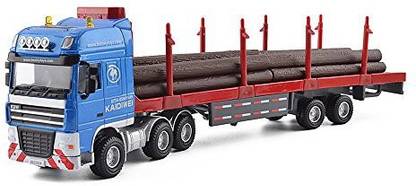 Generic KDW 1/50 Scale Diecast Logging Truck Toys Alloy Transporter Vehicle Model