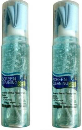 WOWSOME 2 bottle set of Screen Cleaning Gel Kit For Laptop ,Led Tv,Lcd ,Tablet , Mobile ,Camera ,Mobile Phone for Computers, Gaming, Laptops, Mobiles