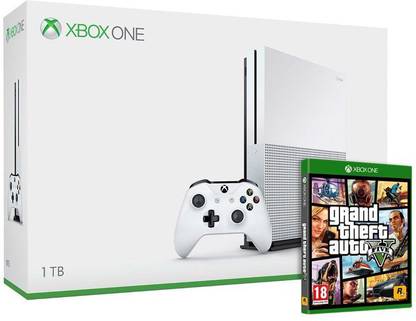 MICROSOFT Xbox One S console 1TB with GTA V