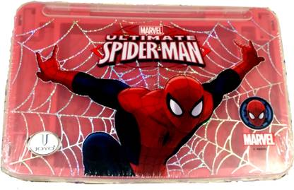 A-Mart™ Marvel Spider-Man Foldable Multipurpose Table in RED/ Blue Random Colors Kids Plastic Study Table