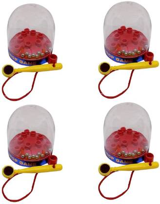 BOXO Return Gifts for Kids Birthday Party Magnetic Drop Game for Kids Set of 4 Pcs,Red Party & Fun Board Game