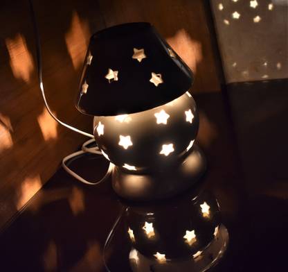 Yourcull ceramic diffuser Electric Aroma burner Lamp shape with 20ml fragrance oil, Diffuser Oil diffuser