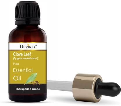 DEVINEZ Clove Leaf Essential Oil, 100% Pure, Natural & Undiluted, 10ml
