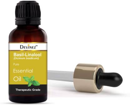 DEVINEZ Basil - Linalool Essential Oil, 100% Pure, Natural & Undiluted, 10ml