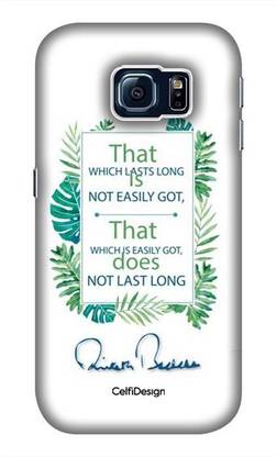 CelfiDesign Back Cover for Classic Case - Lasts Long AB Quotes for Samsung Galaxy S6 Edge