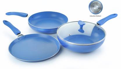 CRYSTAL Vivid Series Induction Bottom Non-Stick Coated Cookware Set