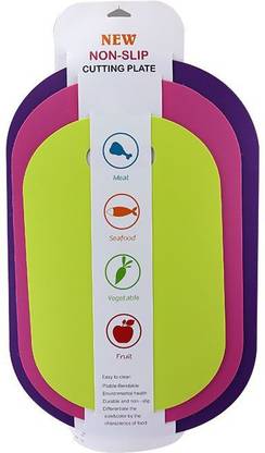 SOLDOUT GK Flexible Non-Slip Food Grade Plastic Vegetable/Fruits Cutting Board/Mat Plastic Cutting Mat