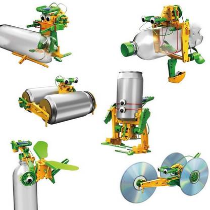 ZEUS DIY Solar Recycler 6 in 1 Educational game, make robots from recycled items