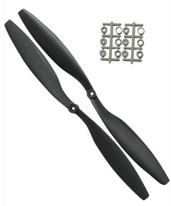 UG LAND INDIA Propellers 1045 (10X4.5) 2 CW + 2 CCW - Random Color (1 Pairs) Drones, Helicopter Wings Robotics