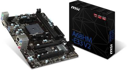 MSI A68HM-E33 V2 FM2+Socket Micro-ATX AMD A85X Chipset DDR3 Motherboard for Desktop