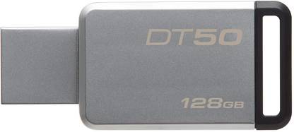 KINGSTON DT50 128 GB Pen Drive Compatible with Desktop Computer USB 3.1 Metal Case