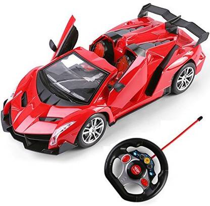 Generic SumacLife Full Function Remote Controlled Red Super Venom Race Car RC Toy 1:16 Scale