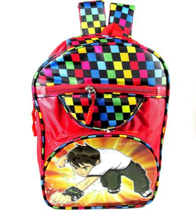 ehuntz Ben10 school Bag (Pre Nursery, Nursery & 1st class) (EH1178) Waterproof School Bag