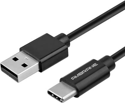 Ambrane USB Type C Cable 2 A 1 m ACT-1 1m