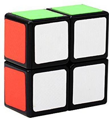 Generic I-xun Smooth and Speed 1x2x2 Magic Cube Floppy 1x2 Sticker Puzzle Cube (2 x 2 x 1 inches - Black)