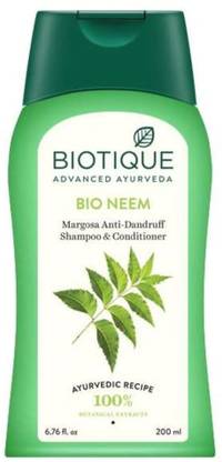 BIOTIQUE Bio Margosa Anti Dandruff Shampoo and Conditioner