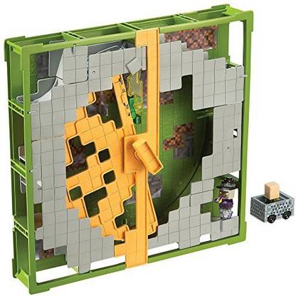 Generic Minecraft Hot Wheels Track Blocks Plains Coaster Playset