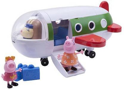 Generic Peppa Pig Holiday Plane Vehicle with Figures