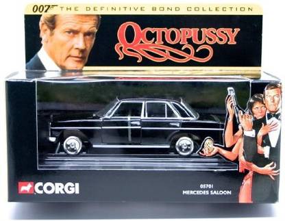 Generic MERCEDES SALOON * OCTOPUSSY * 2001 Corgi Classics 007 The Definitive James Bond Collection 1:36 Scale Die-Cast Vehicle