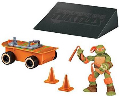 Generic Teenage Mutant Ninja Turtles Michelangelo With Skateboard and Ramp Vehicle With Figure