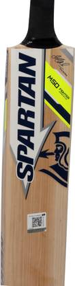 Spartan MS Dhoni FIGHTER Kashmir Willow Cricket  Bat For 9 - 11 Yrs