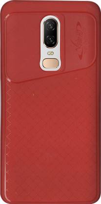 SBMS Back Cover for Oneplus 6 Back Cover (Red)