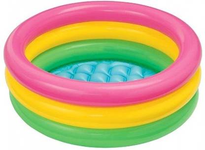 INTEX 2 Feet Sunset Glow Baby Pool Inflatable Swimming Pool