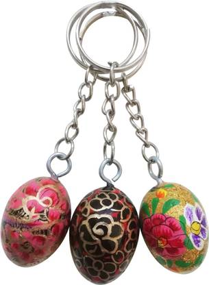 Craft Darbar Paper Mache Beautiful Design-PBG3932 Key Chain