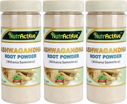 NutrActive NutrActive Ashwagandha Powder (Withania Somnifera) Plant-Based Protein