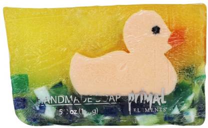 Primal Elements Handmade Bar Soap Rubber Duck