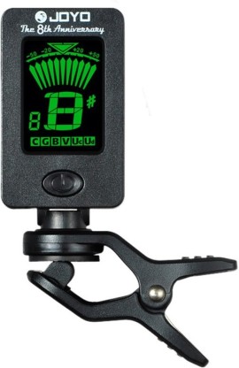 JT-01 Portable Mini LCD Display Chromatic Clip-On Tuner for Acoustic Guitar Bass Violin Ukulele Musical Instrument