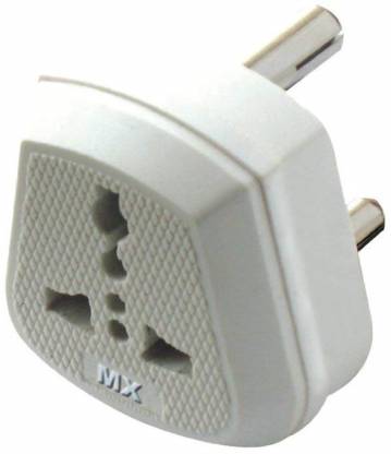 Maxcart 3 PIN Universal Conversion Plug - Converts 15 Amps to 5 Amps - Pack of 3 Worldwide Adaptor
