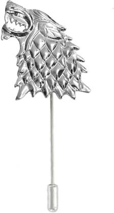 FURE Game of Thrones Stark Wolf Lapel Pin Brooch Brooch